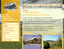 Tablet Screenshot of ferienhaus-wannenhof.de